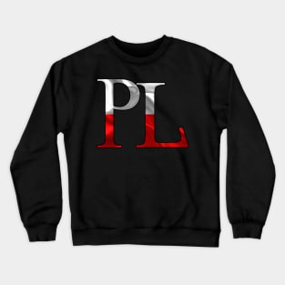 Polska Poland Flag PL Crewneck Sweatshirt